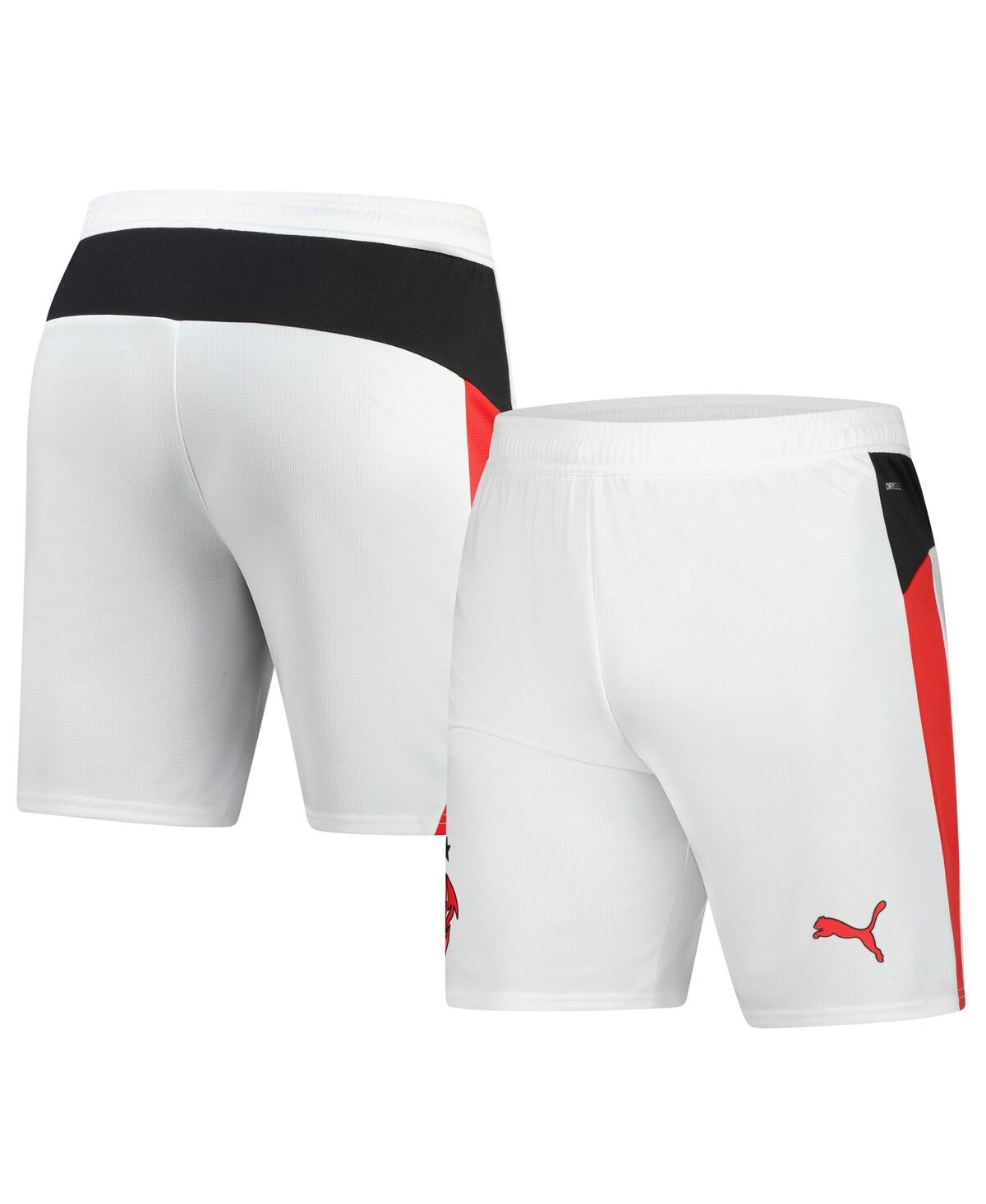 Puma Men's White Ac Milan 2025/26 Drycell Replica Shorts In White