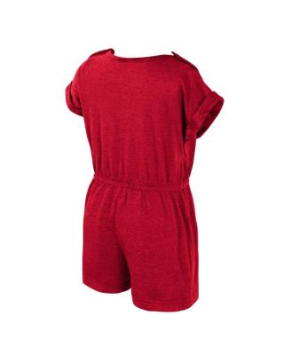 Girls Toddler Scarlet Nebraska Huskers Cinder Romper