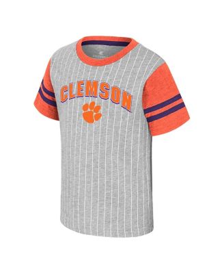 Toddler Heather Gray Clemson Tigers Airball T-Shirt