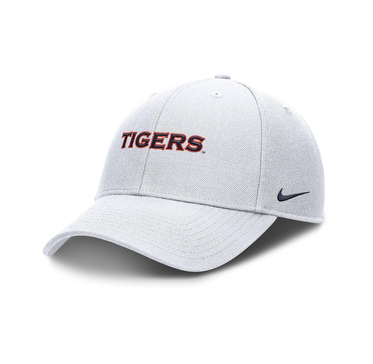 Men's White Auburn Tigers 2025 On-Field Gameday Rise Adjustable Hat
