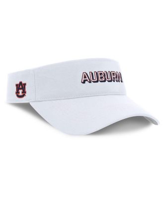 Nike - Men's White Auburn Tigers 2025 On-Field Gameday Dri-FIT Ace Adjustable Visor