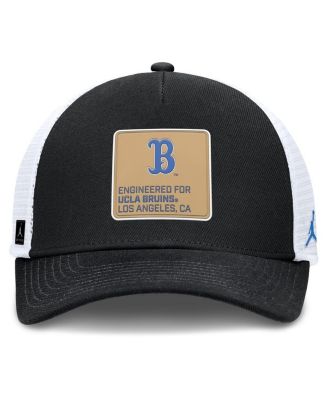 Men's Black/White UCLA Bruins 2025 On-Field Rise Engineered Trucker Adjustable Hat