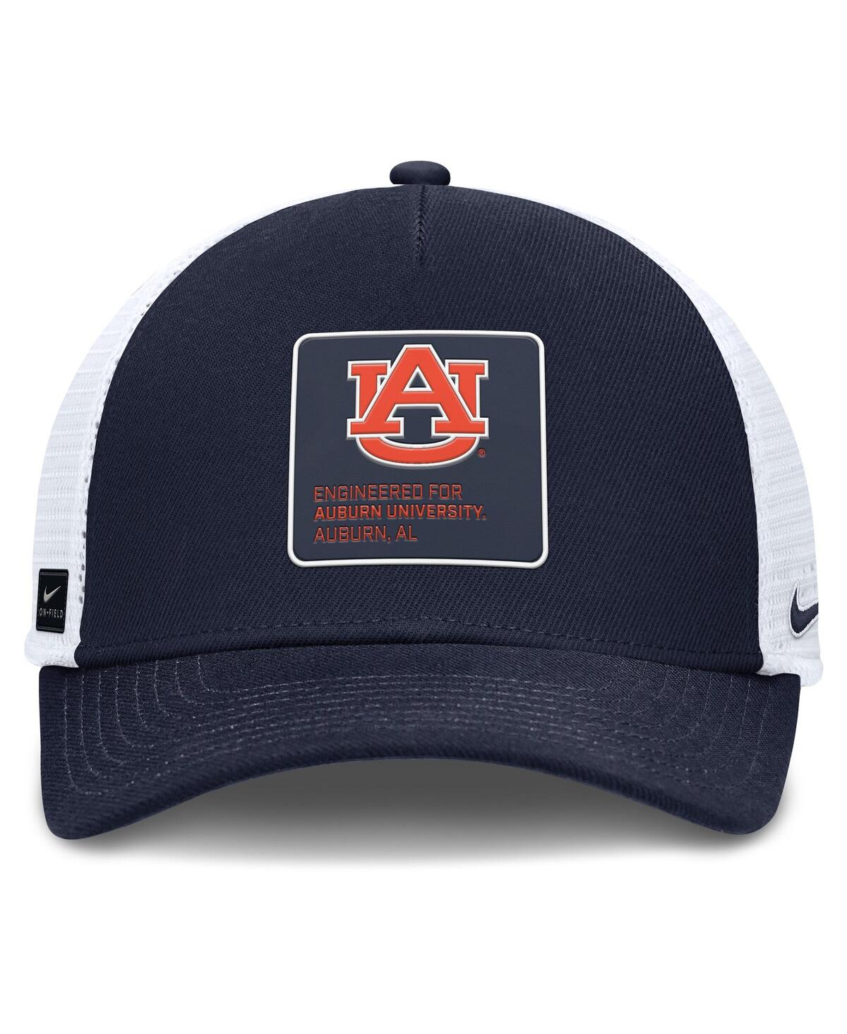 Nike Auburn On-field Rise Engineered  Men's College Trucker Adjustable Hat In Blue
