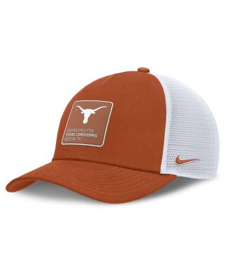 Nike - Men's Texas Orange/White Texas Longhorns 2025 On-Field Rise Engineered Trucker Adjustable Hat