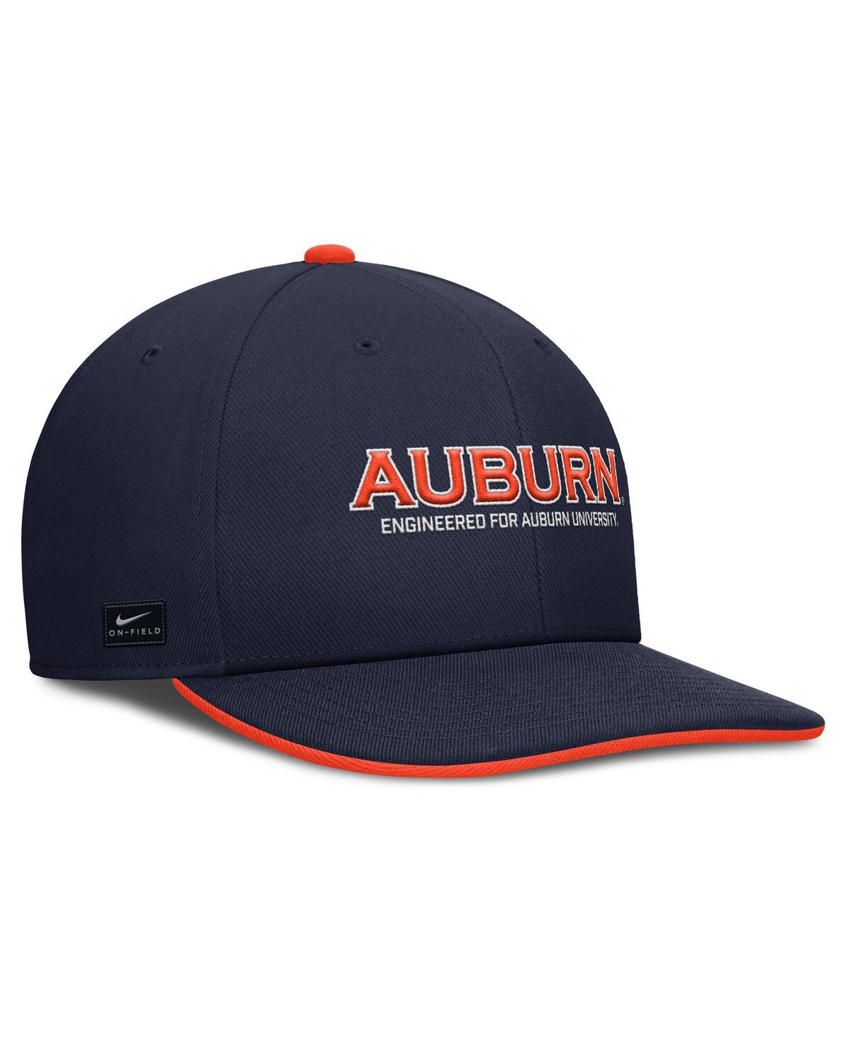 Nike Men's Navy Auburn Tigers 2025 On-field Pro Dri-fit Adjustable Hat In Blue