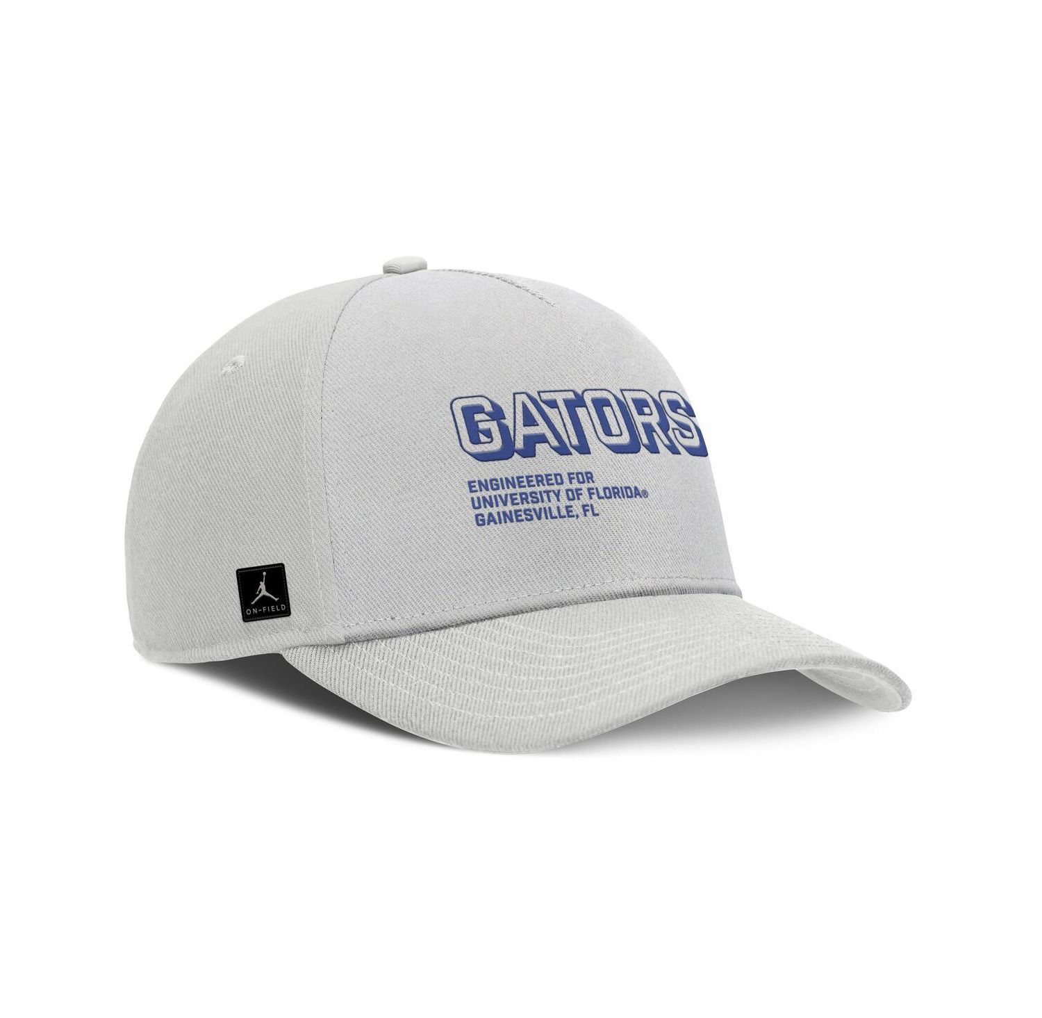 Men's Gray Florida Gators 2025 Sideline Dust Pinched Rise Adjustable Hat