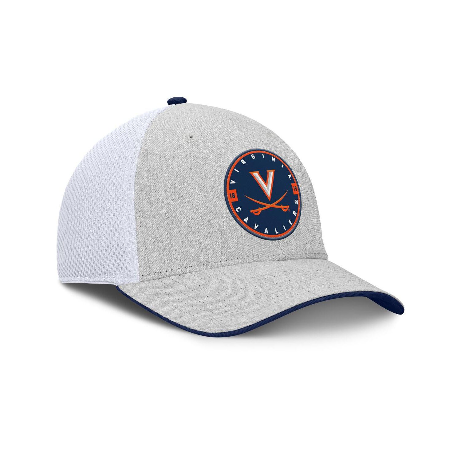 Men's Heather Gray Virginia Cavaliers Trigger Flex Hat