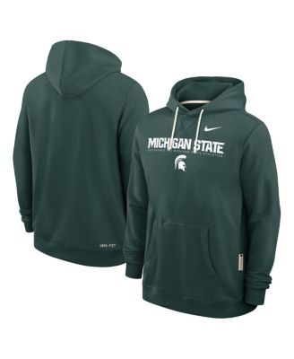 Men's Green Michigan State Spartans 2025 Sideline Standard Issue Dri-FIT Hoodie