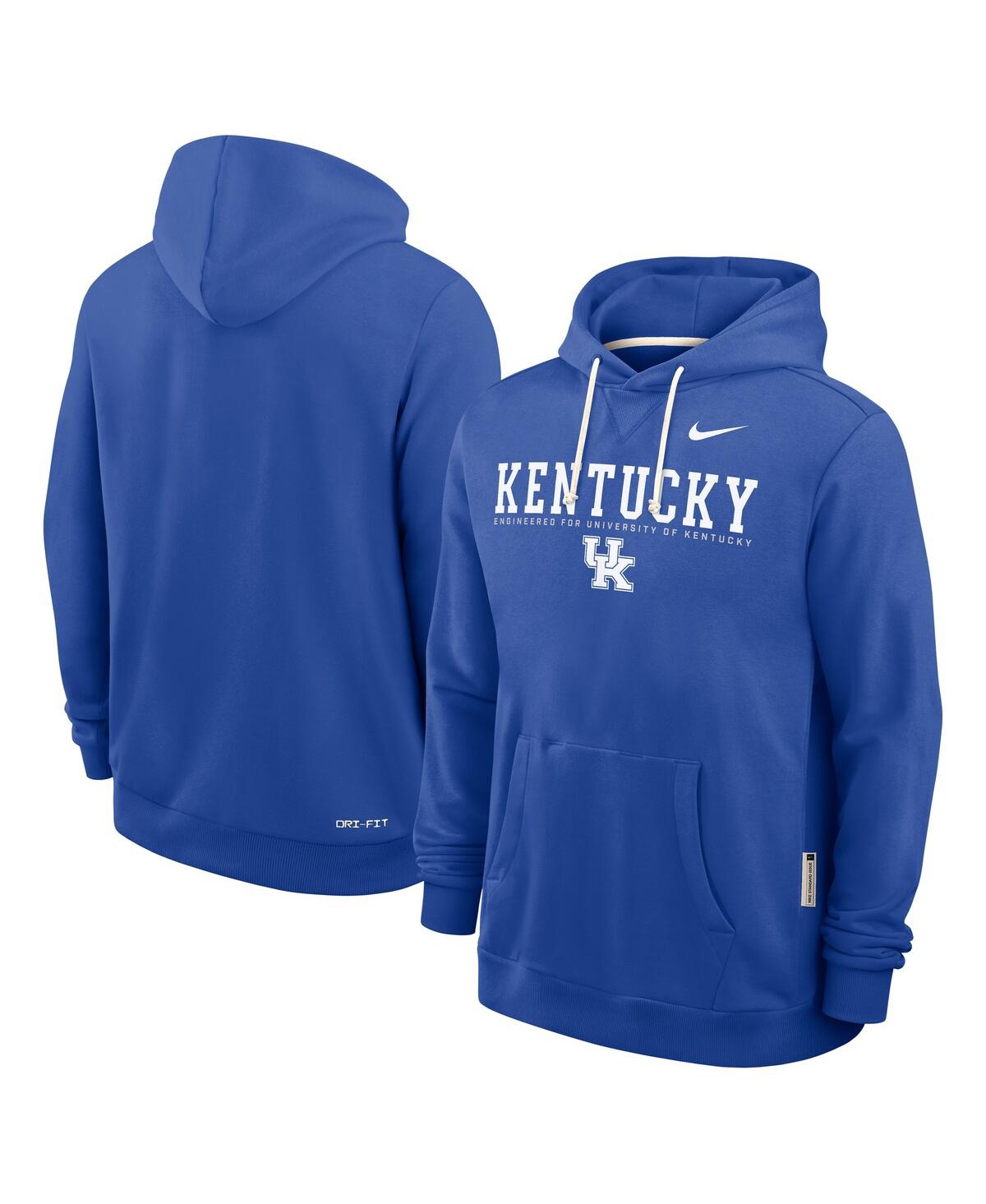 Nike Royal Kentucky Wildcats 2025 Sideline Standard Issue Dri-fit Hoodie In Blue