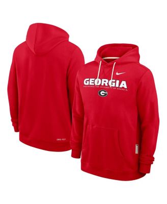 Men's Red Georgia Bulldogs 2025 Sideline Standard Issue Dri-FIT Hoodie