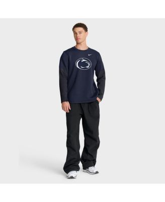 Men's Navy Penn State Nittany Lions 2025 Sideline Coach Performance Long Sleeve T-Shirt