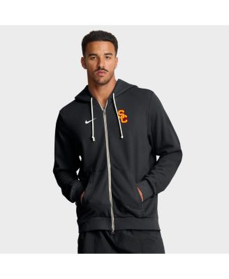 Men's Black USC Trojans 2025 Sideline Standard Issue Dri-FIT Full-Zip Hoodie