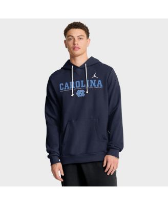 Jordan - Men's Navy North Carolina Tar Heels 2025 Sideline Standard Issue Dri-FIT Hoodie
