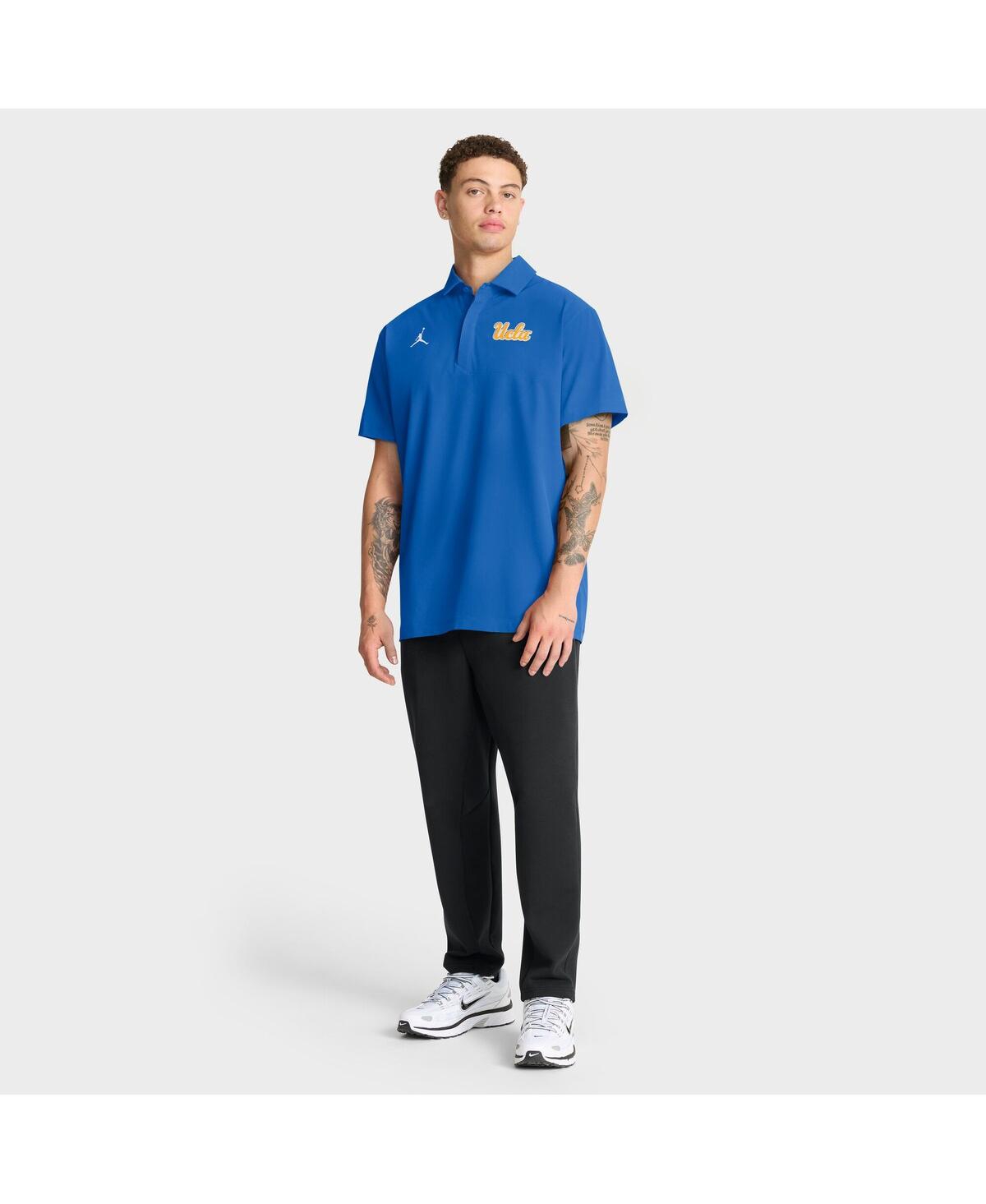 Jordan Men's Blue Ucla Bruins 2025 Coaches Sideline Polo Shirt In Blue