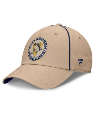 Men's Cream Pittsburgh Penguins Heritage Setoff Adjustable Hat