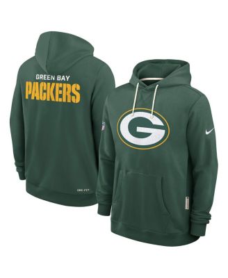 Men's Green Bay Packers Sideline Standard Issue Initial Home Dri-FIT Hoodie