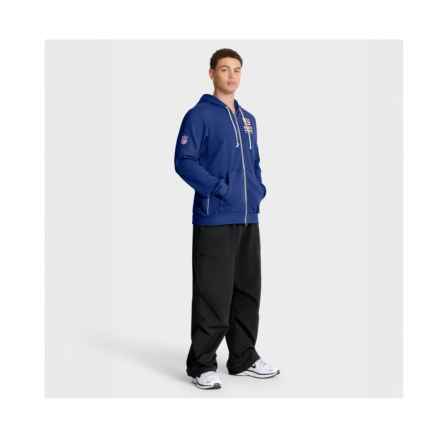 Men's Royal New York Giants Sideline Standard Issue Utility Player Dri-FIT Full-Zip Hoodie