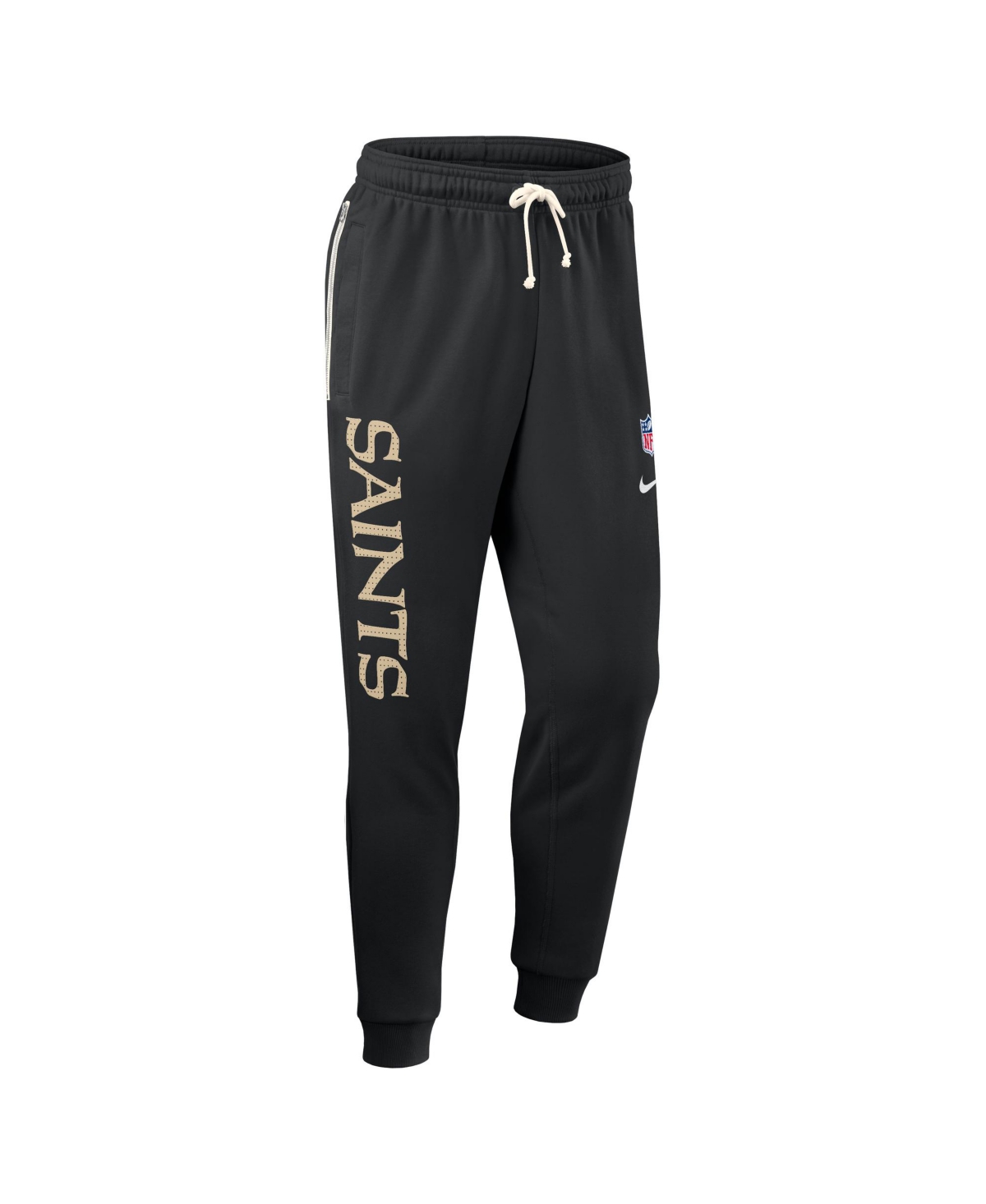 Nike Black New Orleans Saints Sideline Standard Issue Ground Game Dri-fit Taper Pants In Black