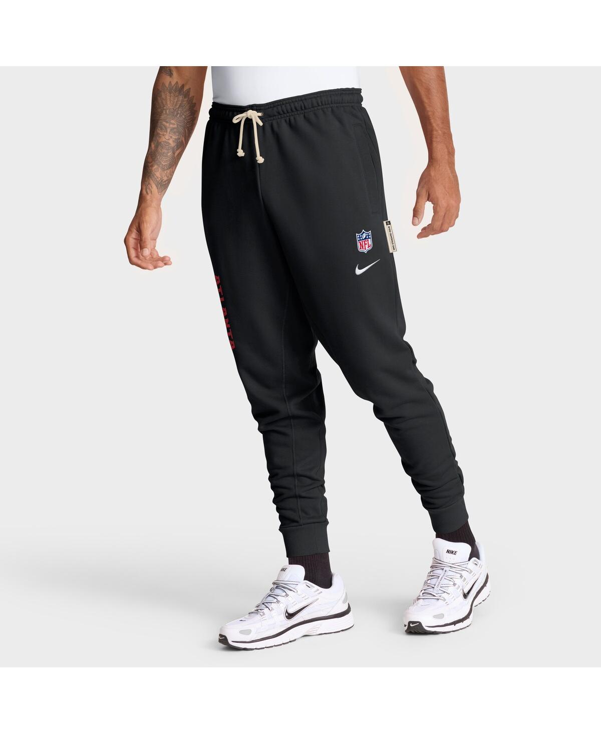 Nike Navy Houston Texans Sideline Standard Issue Ground Game Dri-fit Taper Pants In Black