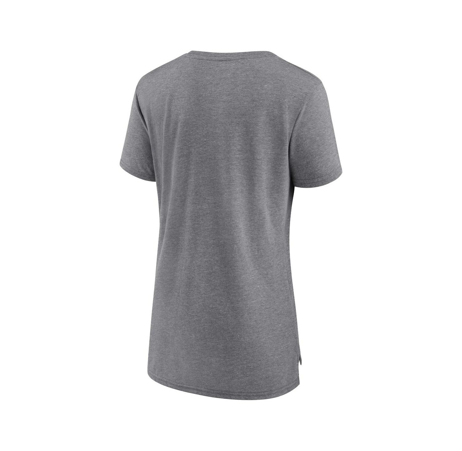Women's Gray Minnesota Golden Gophers True Classics Break It Down Tri-Blend T-Shirt