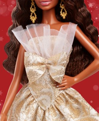 2025 Holiday BARBIE Doll Black Hair