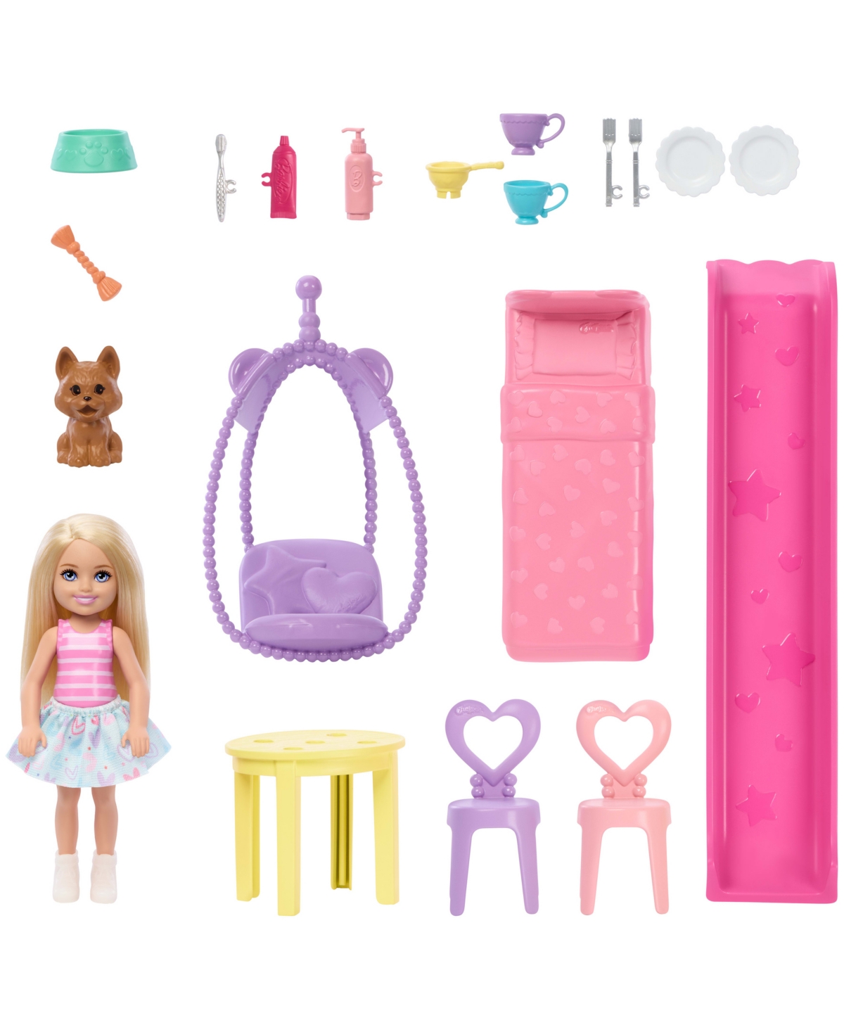 Barbie Chelsea Pop-up Doll House With Doll And 15 Plus Accessories In Multi