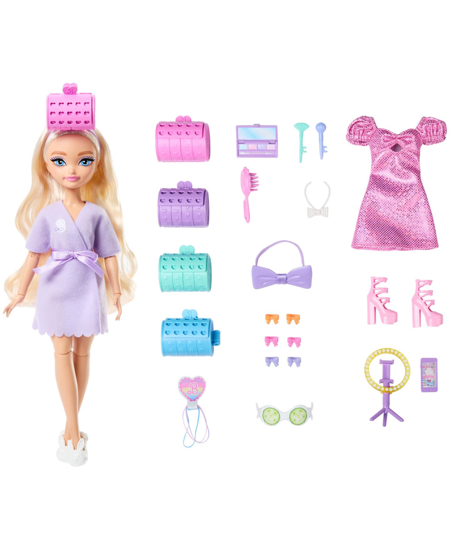 Детская кукла Barbie Dream Besties Malibu Hair Styling Fashion Doll, Ages 4+ — фото 1