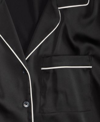 Women's Printed Satin Long Pajama Set, Macy's Exclusive