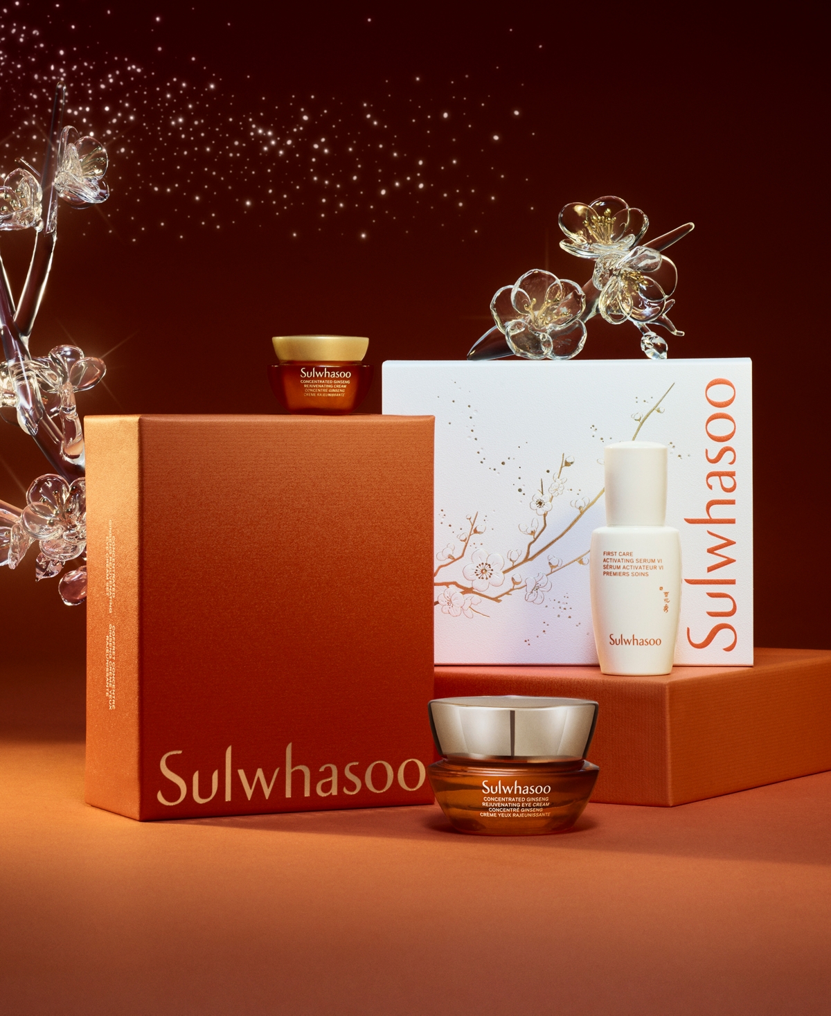 Sulwhasoo 3-pc. Concentrated Ginseng Rejuvenating Eye Cream Set In Orange