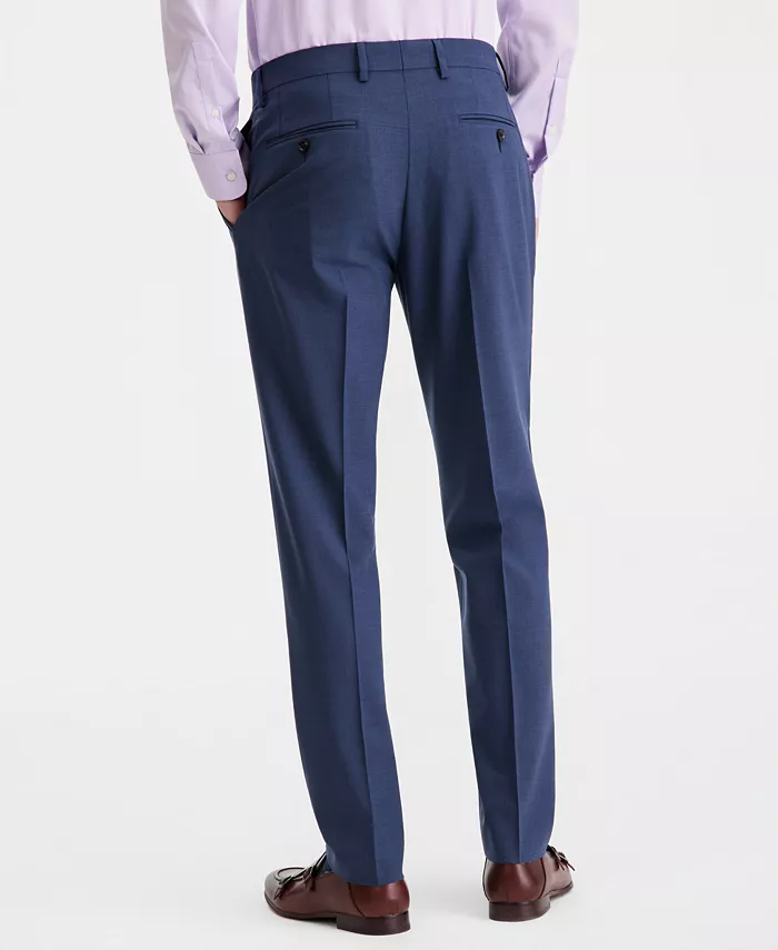 Men's Slim-Fit Wool-Blend Suit Separates Pants - thumbnail 4