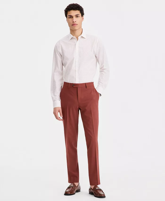 Men's Slim-Fit Wool Blend Suit Separates Pants