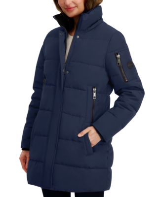Women's Faux-Fur-Trim Hooded Puffer Coat
