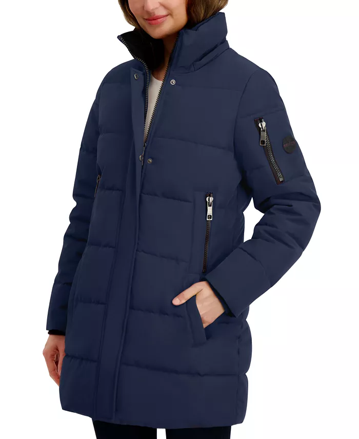 Women's Faux-Fur-Trim Hooded Puffer Coat - thumbnail 9
