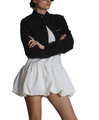 Women's Mini Cropped Racer Jacket