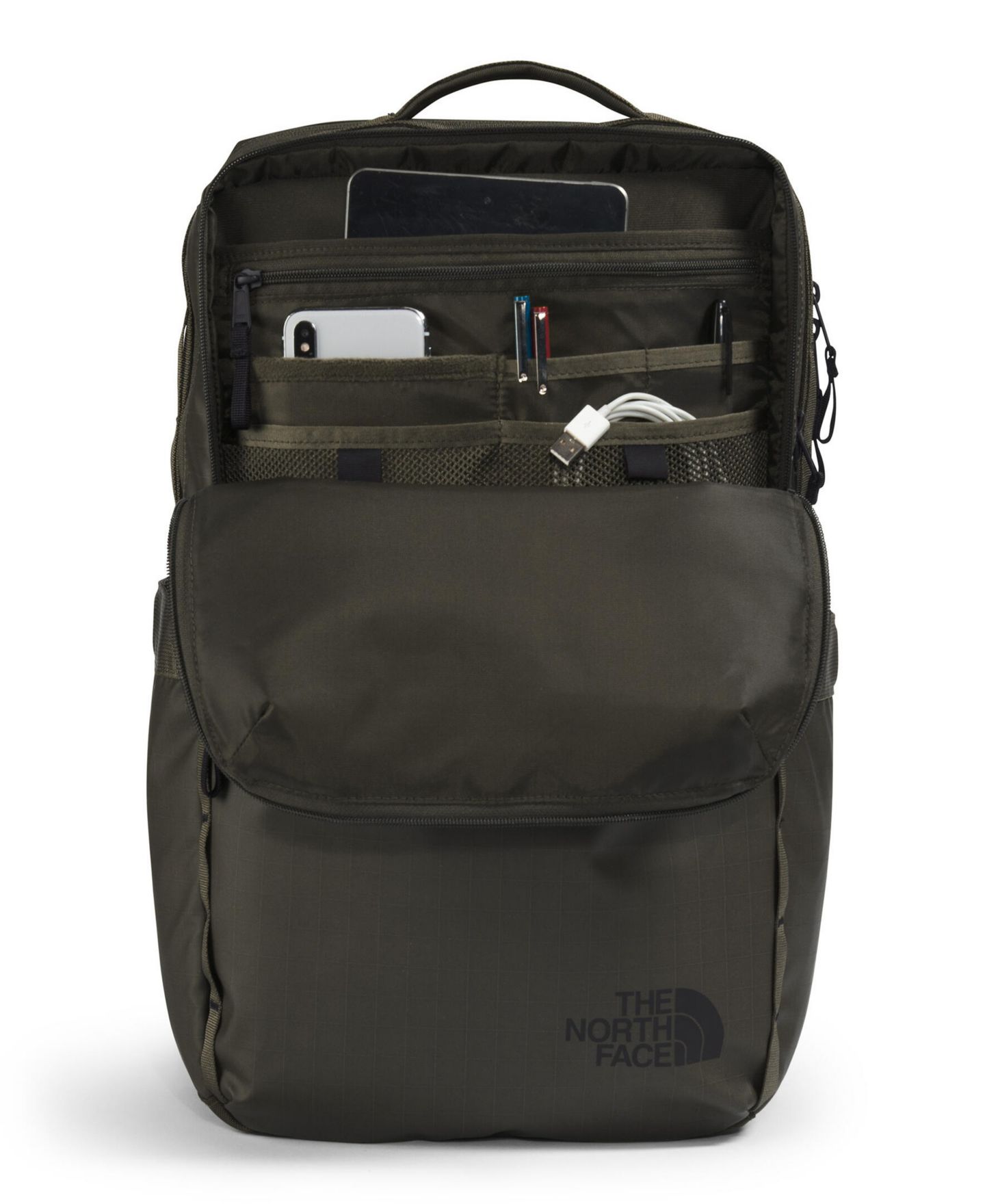 Мужская сумка The North Face Base Camp Voyager Daypack, цвет: Чёрный — фото 11