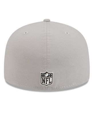 Men's Gray Cincinnati Bengals 2025 Sideline 59FIFTY Fitted Hat