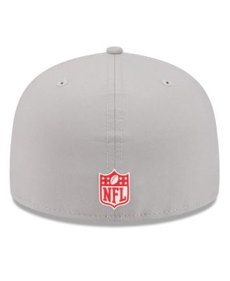 Men's Gray Kansas City Chiefs 2025 Sideline 59FIFTY Fitted Hat