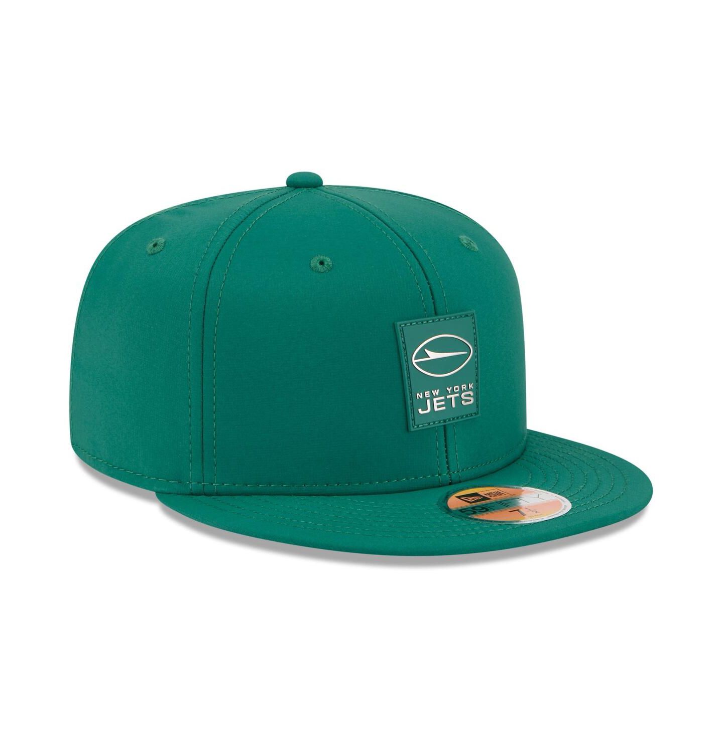 Мужская кепка New Era Green New York Jets 2025 Sideline 59FIFTY Fitted Hat — фото 4