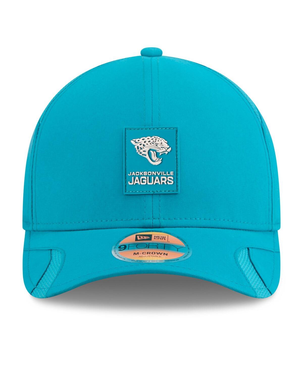 New Era Big Boys And Girls Teal Jacksonville Jaguars 2025 Sideline 9forty Adjustable Hat In Blue
