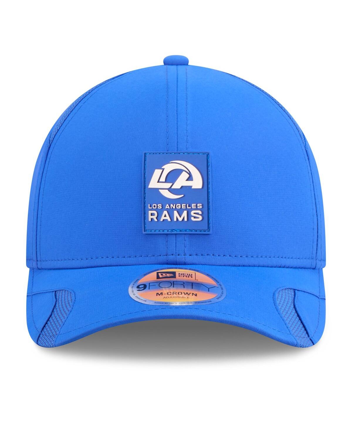 New Era Big Boys And Girls Royal Los Angeles Rams 2025 Sideline 9forty Adjustable Hat In Blue