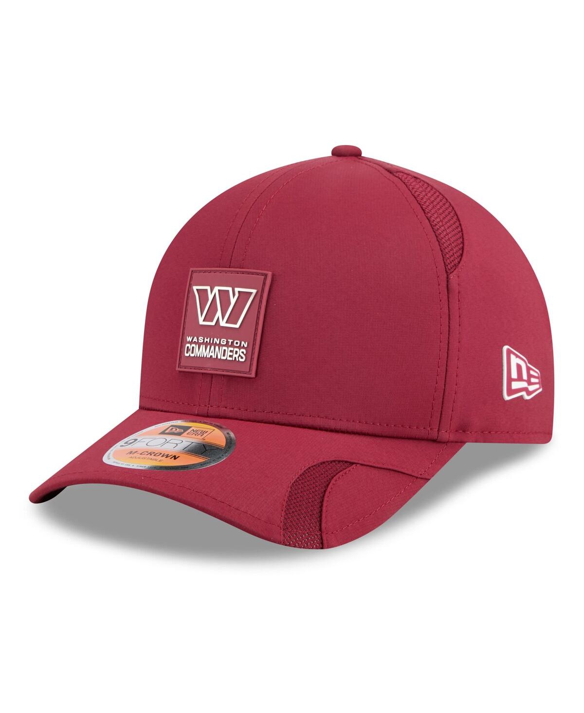 New Era Big Boys And Girls Burgundy Washington Commanders 2025 Sideline 9forty Adjustable Hat In Burgundy