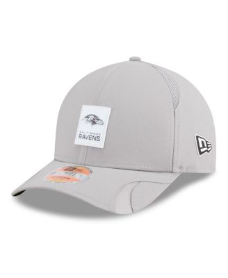 New Era - Men's Gray Baltimore Ravens 2025 Sideline M-crown 9FORTY Adjustable Hat