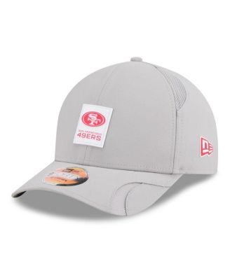 New Era - Men's Gray San Francisco 49ers 2025 Sideline M-crown 9FORTY Adjustable Hat
