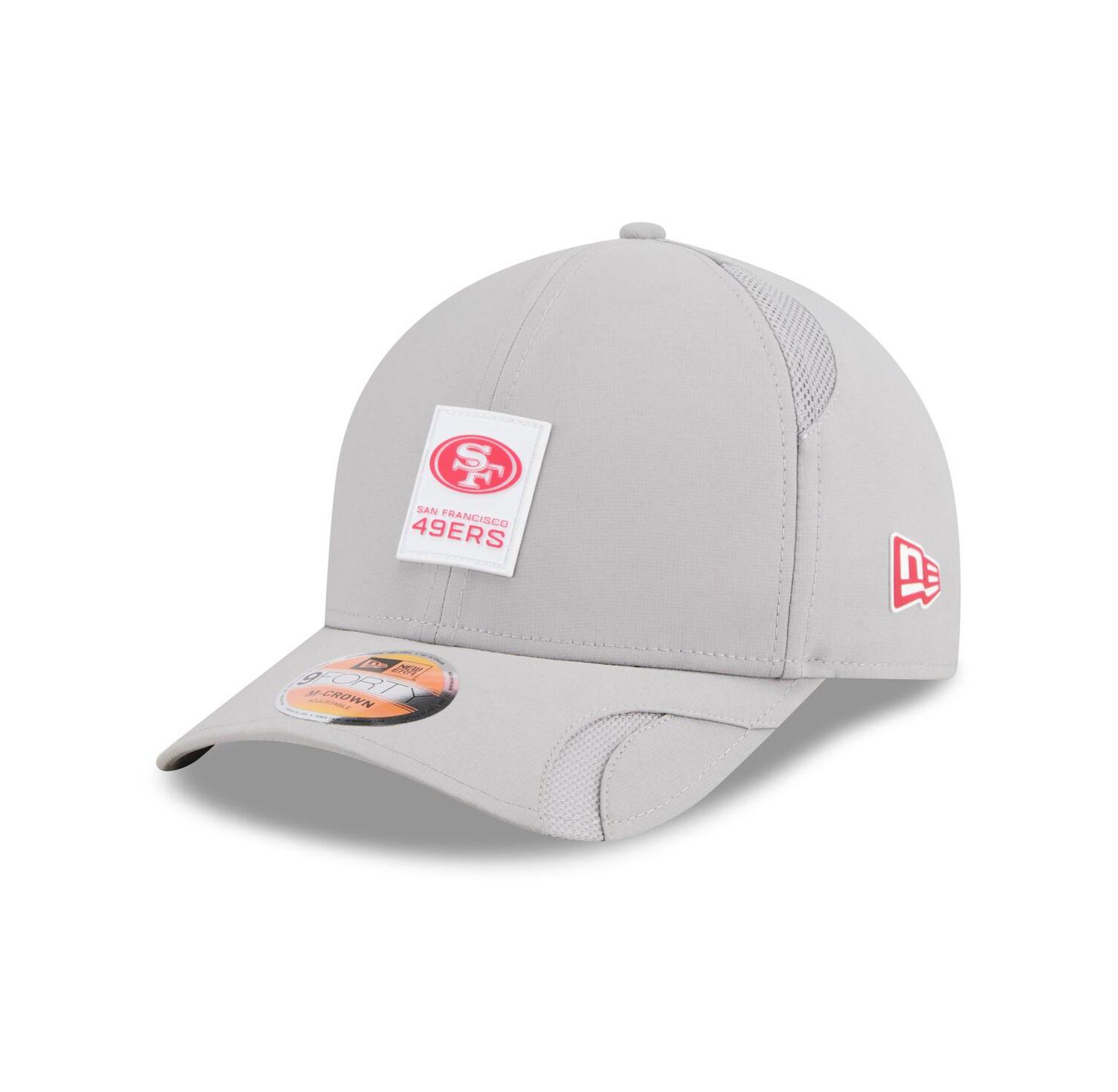 Men's Gray San Francisco 49ers 2025 Sideline M-Crown 9FORTY Adjustable Hat