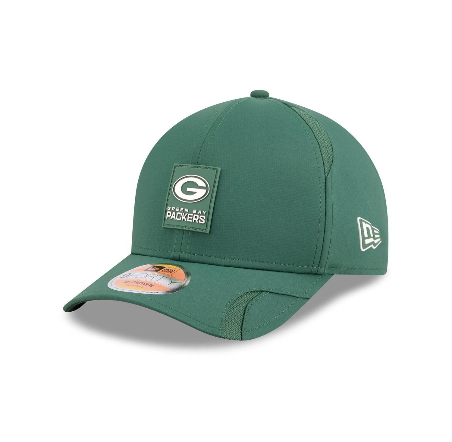 Men's Green Green Bay Packers 2025 Sideline M-Crown 9FORTY Adjustable Hat