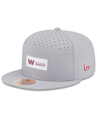 New Era - Men's Gray Washington Commanders 2025 Sideline Split Panel 9FIFTY Snapback Hat
