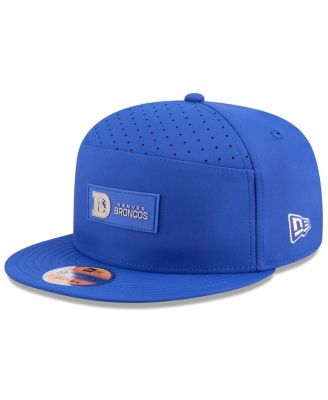New Era - Men's Royal Denver Broncos 2025 Sideline Throwback Split Panel 9FIFTY Snapback Hat