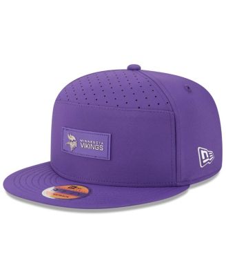 New Era - Men's Purple Minnesota Vikings 2025 Sideline Split Panel 9FIFTY Snapback Hat