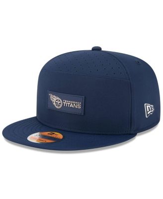 New Era - Men's Navy Tennessee Titans 2025 Sideline Split Panel 9FIFTY Snapback Hat