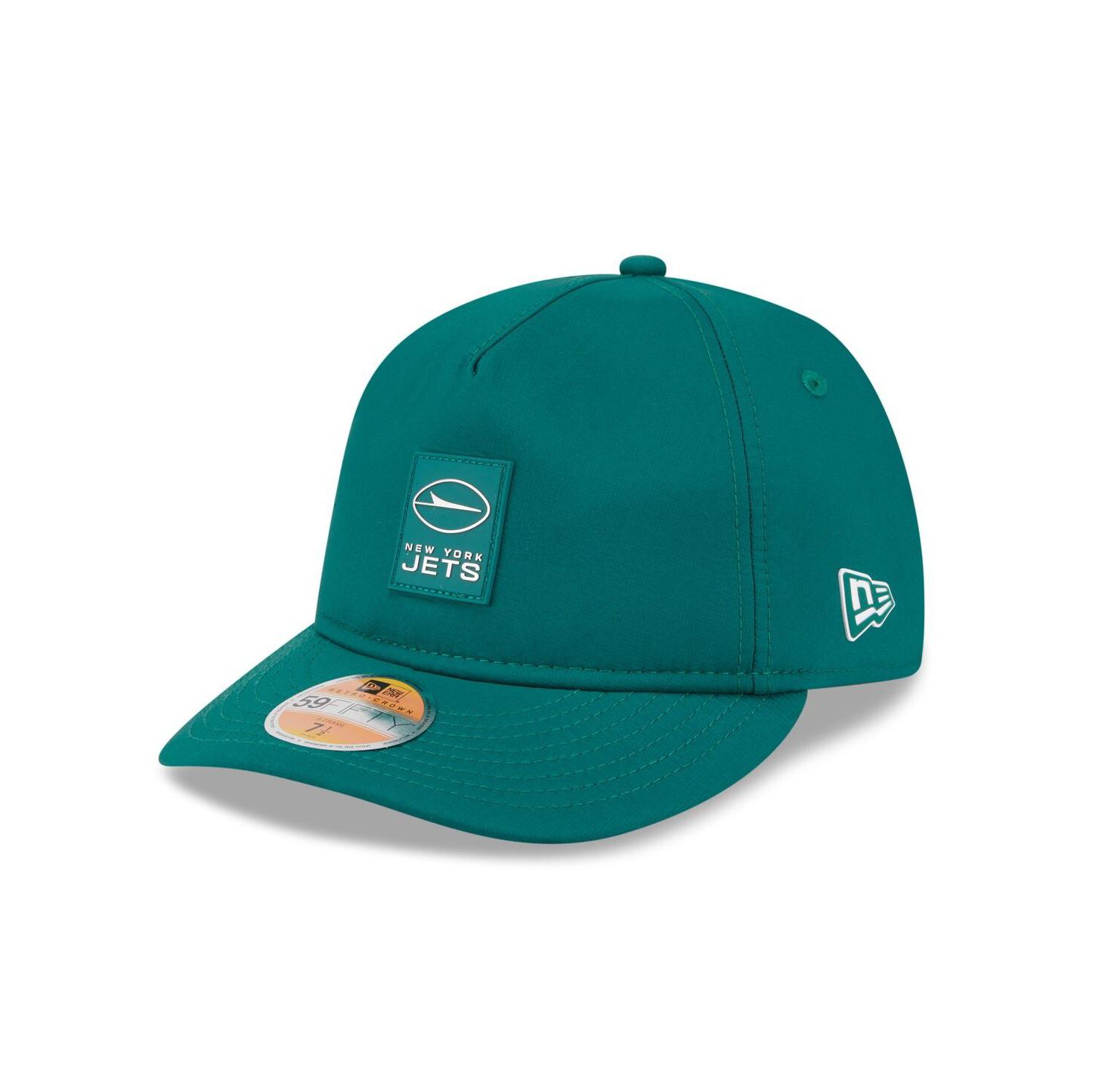 Men's Green New York Jets 2025 Sideline Retro Crown 59FIFTY Fitted Hat